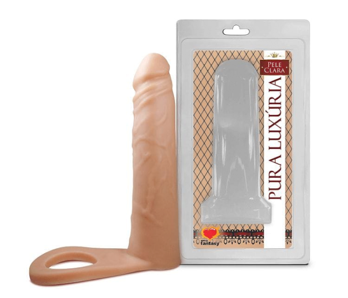 ºPênis Realístico com Anel Companheiro - 16cm X 3,8cm -AC004- 7899564707004