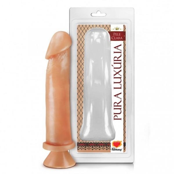 °PÊNIS REALÍSTICO COM VENTOSA – 20X4,8CM AH184 1229AV - 7898540500509