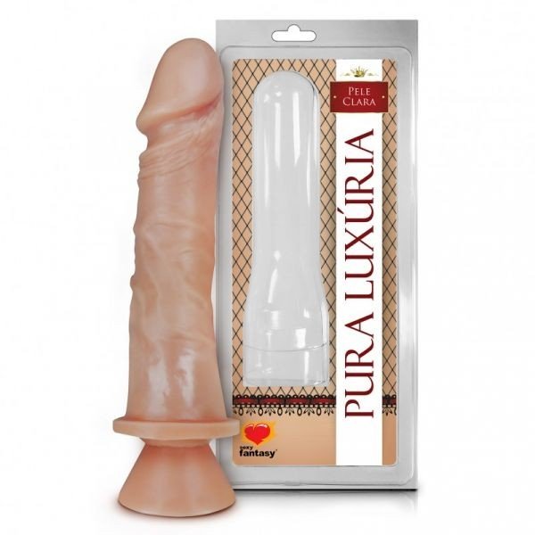 ºPÊNIS REALÍSTICO COM VENTOSA – 18X4,4CM 