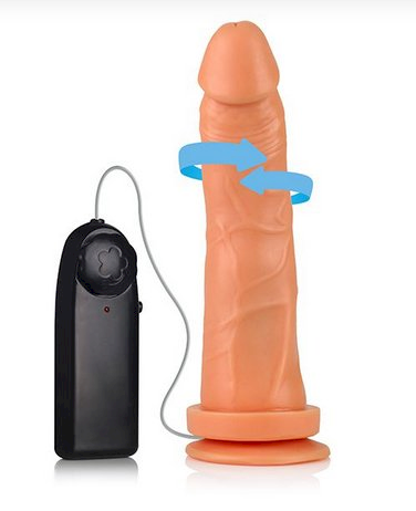 ºPRÓTESE 10 COM VENTOSA E VIBRO 18,5 X 4,5 CM AH81