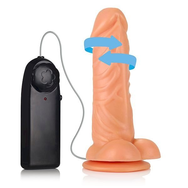 ºPRÓTESE NERVOSO COM ESCROTO, VENTOSA E VIBRO 17X4 CM AH92