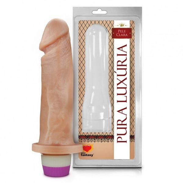 ºPÊNIS REALÍSTICO COM VIBRO – 18X4,5 CM AH128 - PC014 - 7898540505696