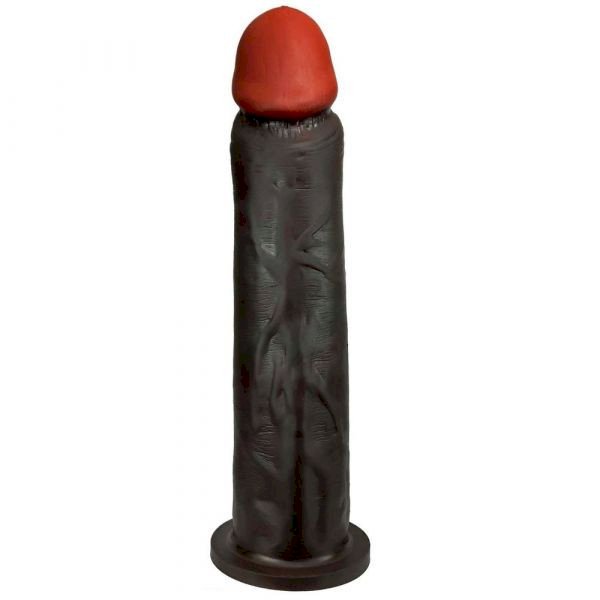 ºPROTESE REALISTICA HOT BLACK 25X6 CM HOT FLOWERS