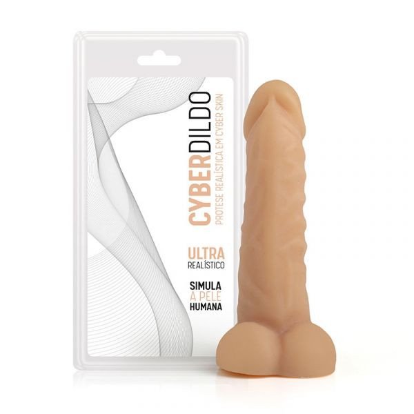 ºPrótese em Cyber Skin Articulado - Nervoso com escroto 17x4 cm AH346