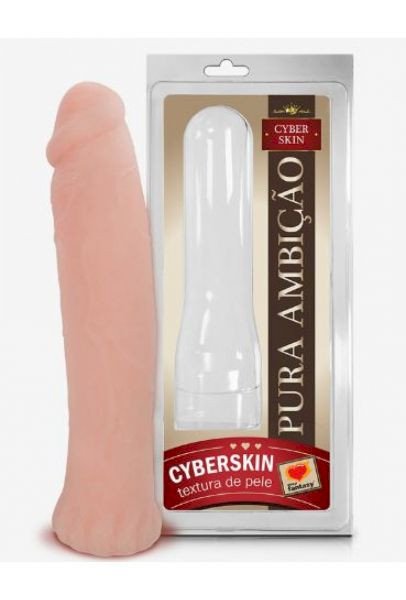 °Pênis Maciço em CyberSkin - 19x4,5 cm AH261