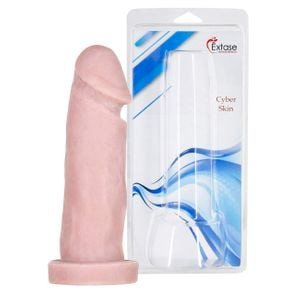 ºPROTESE MACIÇA CYBER SKIN 15X4 CM ÊXTASE CM03