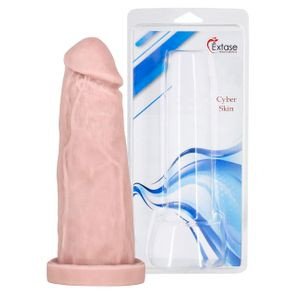 ºPROTESE MACIÇA CYBER SKIN 16,5X4,5 CM ÊXTASE CM07