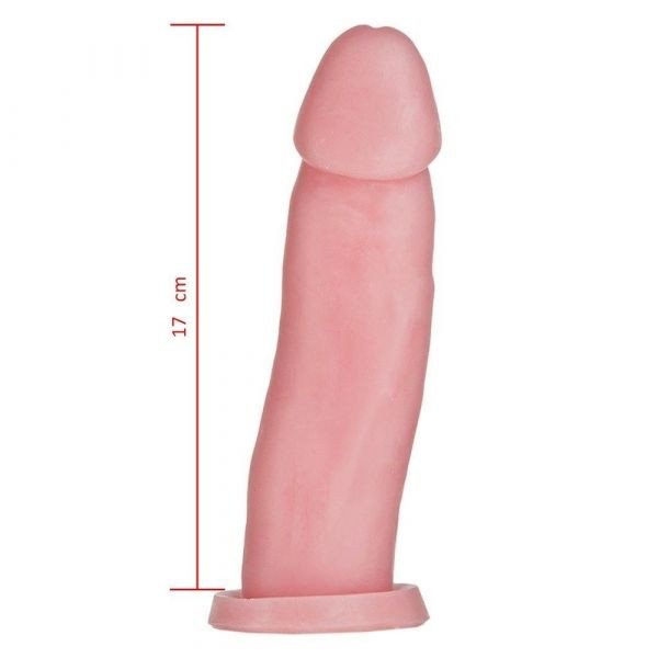 ºPRÓTESE MACIÇA CYBER COM VÉRTEBRA 18X4,5 CM HOT FLOWERS AH245