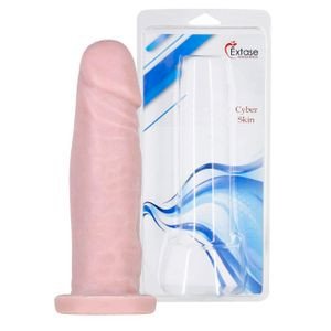 ºPROTESE MACIÇA CYBER SKIN 17X4,2 CM ÊXTASE CM010