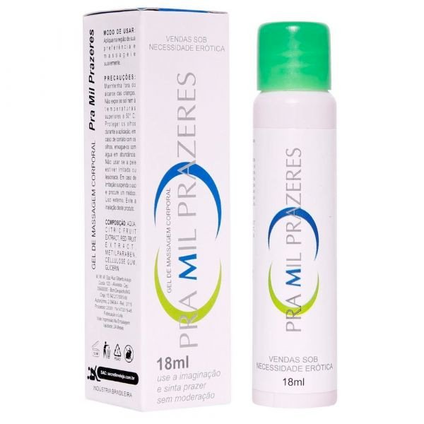 ºExcitante Masculino Pra Mil Prazeres 18ml