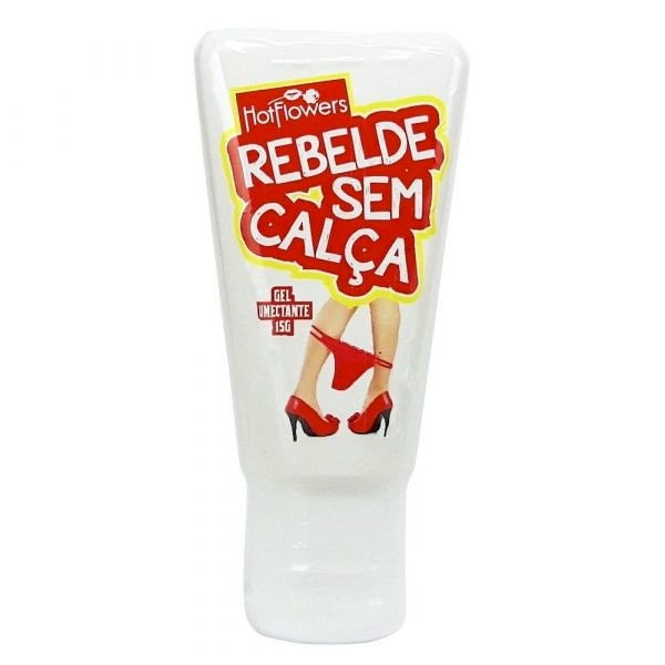 *REBELDE SEM CALÇA GEL ANAL 15G HOT FLOWERS