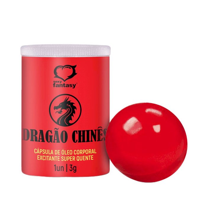 ºBOLINHA EXCITANTE DRAGÃO CHINÊS 1 UNIDADE SEXY FANTASY