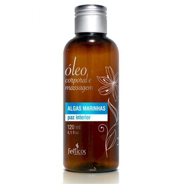 ºÓLEO DE MASSAGEM CORPORAL 120ML FEITIÇOS AROMATICOS ALGAS MARINHAS