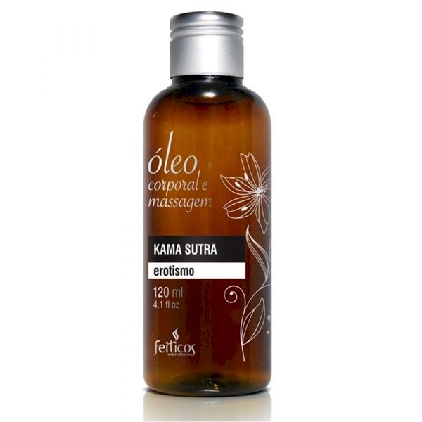 ºÓLEO DE MASSAGEM CORPORAL 120ML FEITIÇOS AROMATICOS KAMA SUTRA