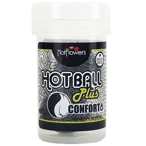 °HOT BALL CONFORTO BOLINHA ANESTÉSICA HOT BALL 2 UNIDADES HOT FLOWERS