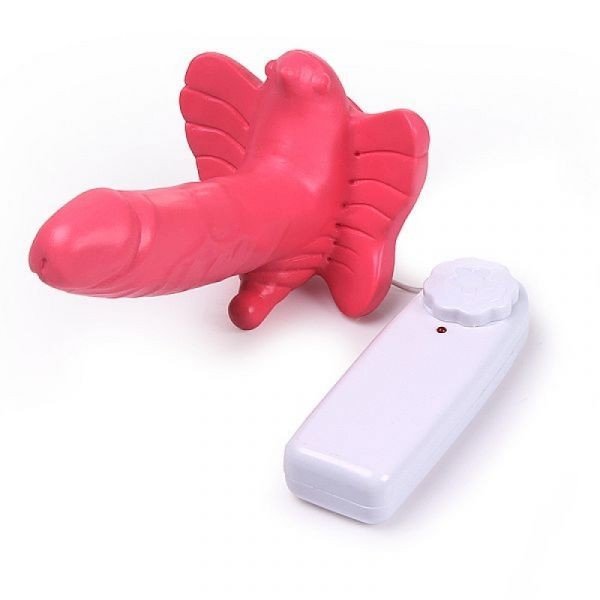 ºBORBOLETA - Massageador Butterfly clitoriano e anal com pênis