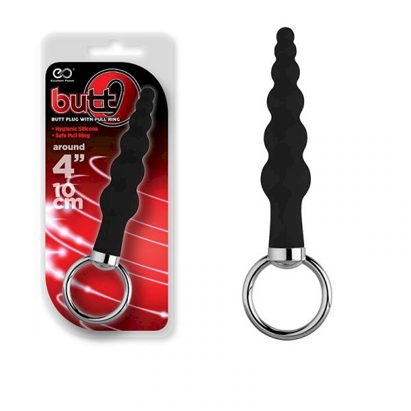 ºButt O - Plug Anal em silicone com anel na base