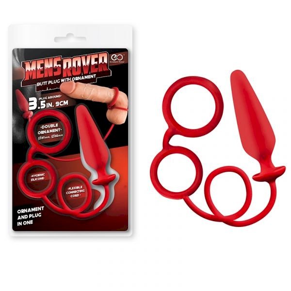 *Mens Rover-Plug Anal com Anel em silicone