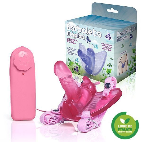 ºBorboleta Mágica - Butterfly Estimulador Feminino com Pênis