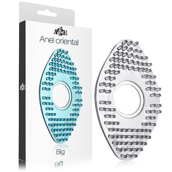 *Anel Oriental Grande em silicone - Transparente