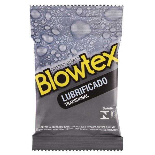 ºPreservativo Blowtex Lubrificante 03 Unidades