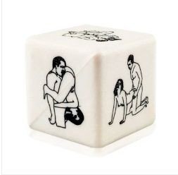 *DADO - JOGO DO PRAZER - HETÉRO -BRILHA NO ESCURO - 7898919351244