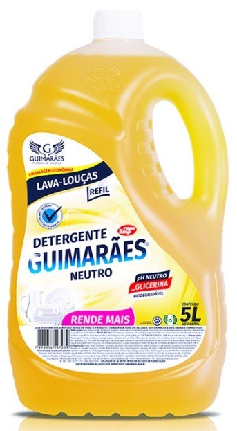 Detergente Neutro  Guimaraes 5 Litros 