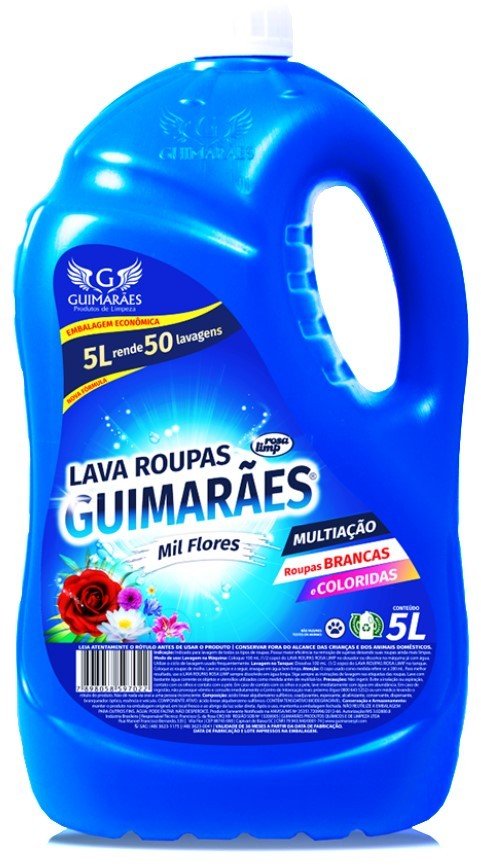 Lava Roupa Mil Flores  Guimarães 5 Litros 