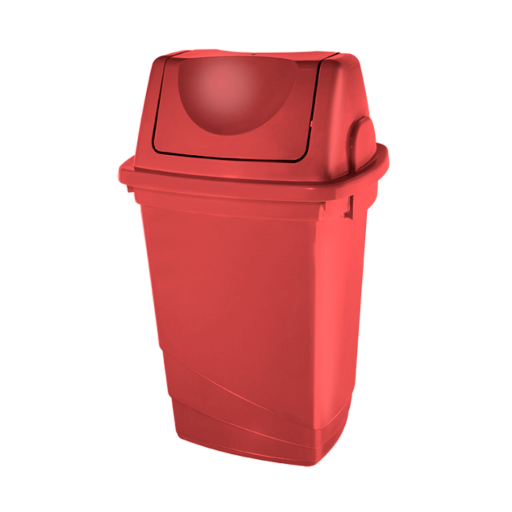 Lixeira  Vermelha  30 Litros 