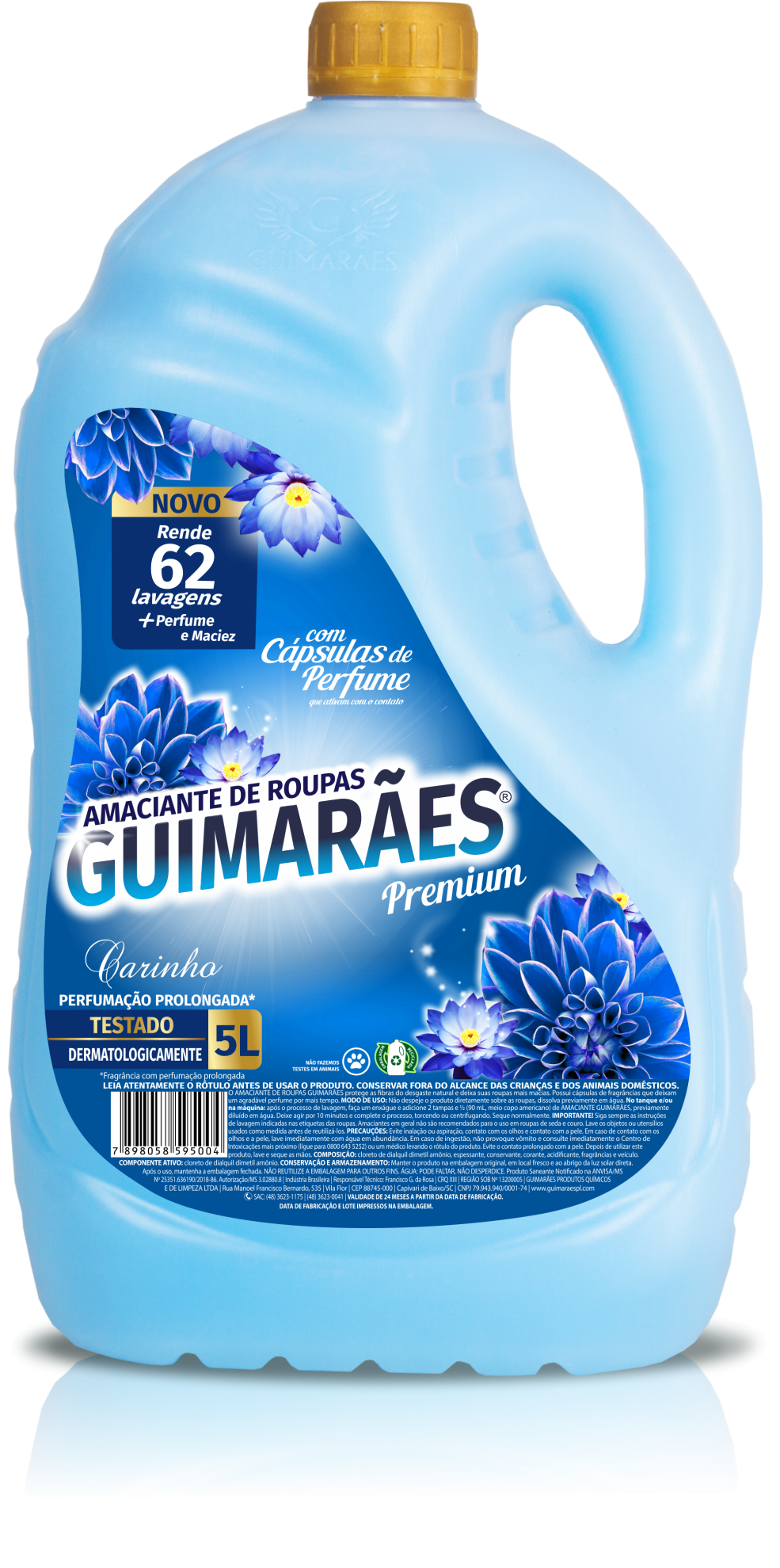 Amaciante Carinho Guimarães 5 Litros 