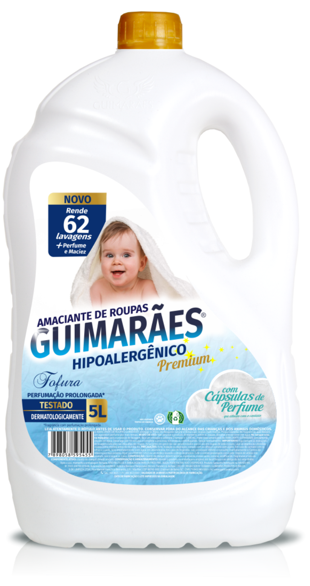 Amaciante Fofura Guimarães 5 Litros 