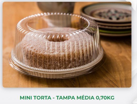 H - 32 MPR Mini Torta - Tampa Média  0.70KG