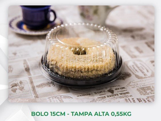 H - 35 APR Bolo 15CM - Tampa Alta 0.55KG