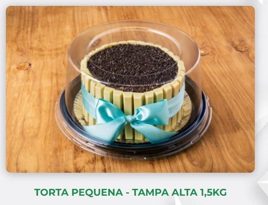 H - 50 APR Torta Pequena - Tampa Alta 1.5KG