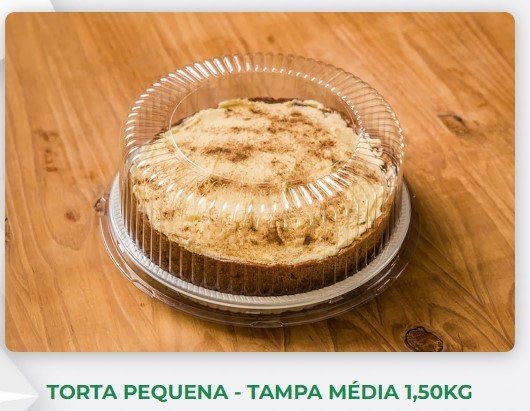 H - 50 MPR Torta Pequena - Tampa Média 1.5KG