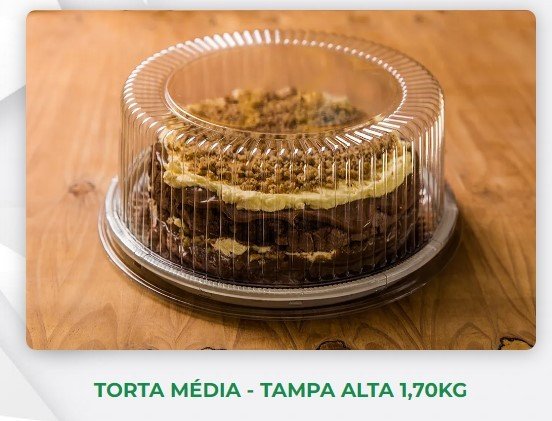 H - 56 APR Torta Média  - Tampa Alta 1.70KG