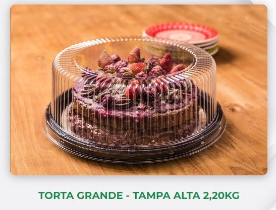 H - 60 Torta Grande - Tampa alta 2.20KG