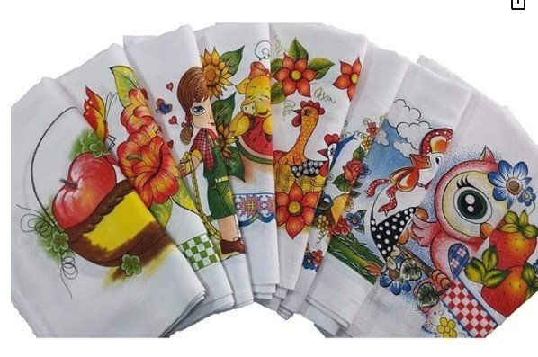 Pano copa Estampado  40 X 66 CM