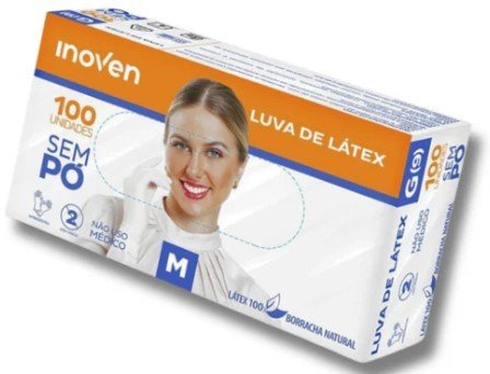 Luva Látex M S/PO