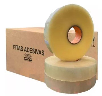 Fita Adesiva 45  x 1200 Transparente