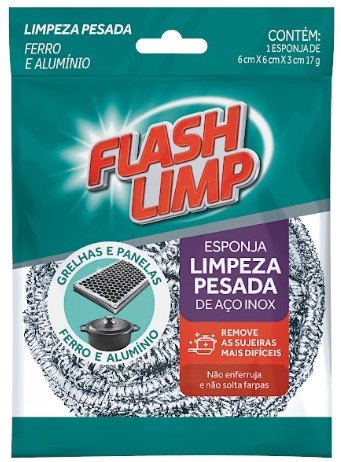 ESPONJA INOX LIMPEZA PESADA