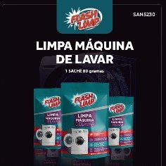LIMPA MAQUINAS DE LAVAR, SACHE 80 GRAMAS