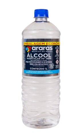 Álcool  70% 1 Litro