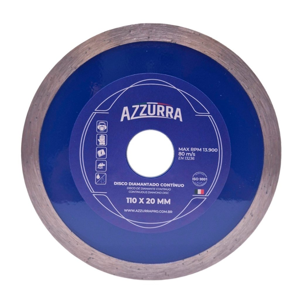 DISCO DIAMANTADO AZZURRA 110X20 CONTINUO