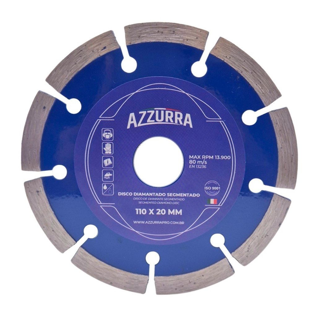 DISCO DIAMANTADO AZZURRA 110X20 SEGMENTADO