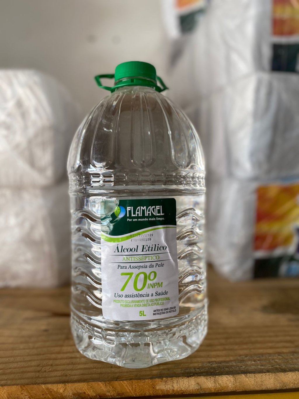 ALCOOL LÍQUIDO 70% ANTISSÉPTICO FLAMAGEL - 5L