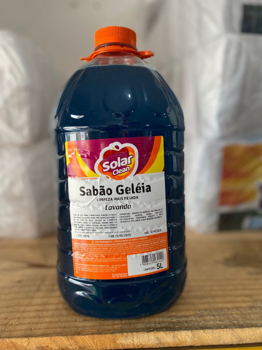 SOLAR CLEAN SABÃO GELÉIA LIMPEZA PESADA LAVANDA