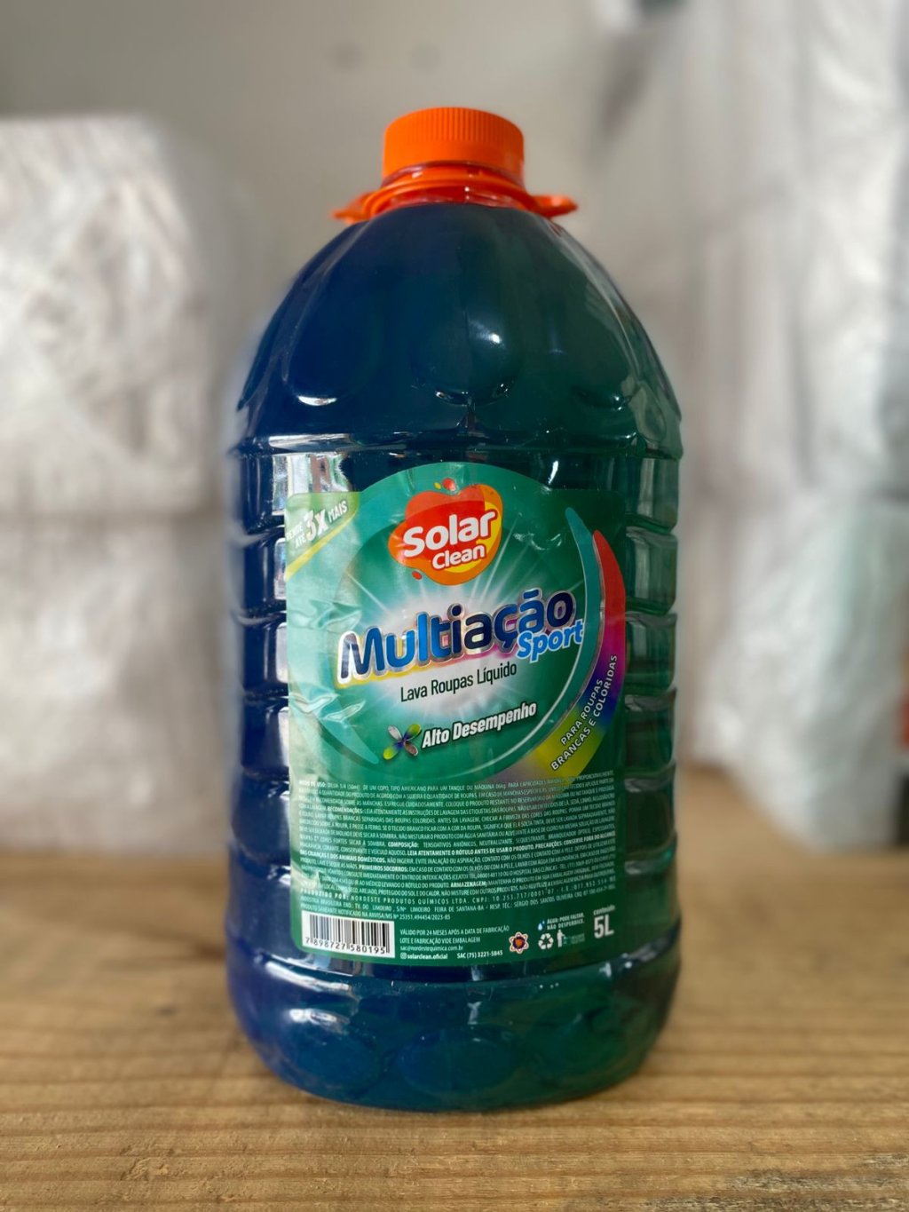 SOLAR CLEAN MULTIAÇÃO SPORT LAVA ROUPAS LÍQUIDO