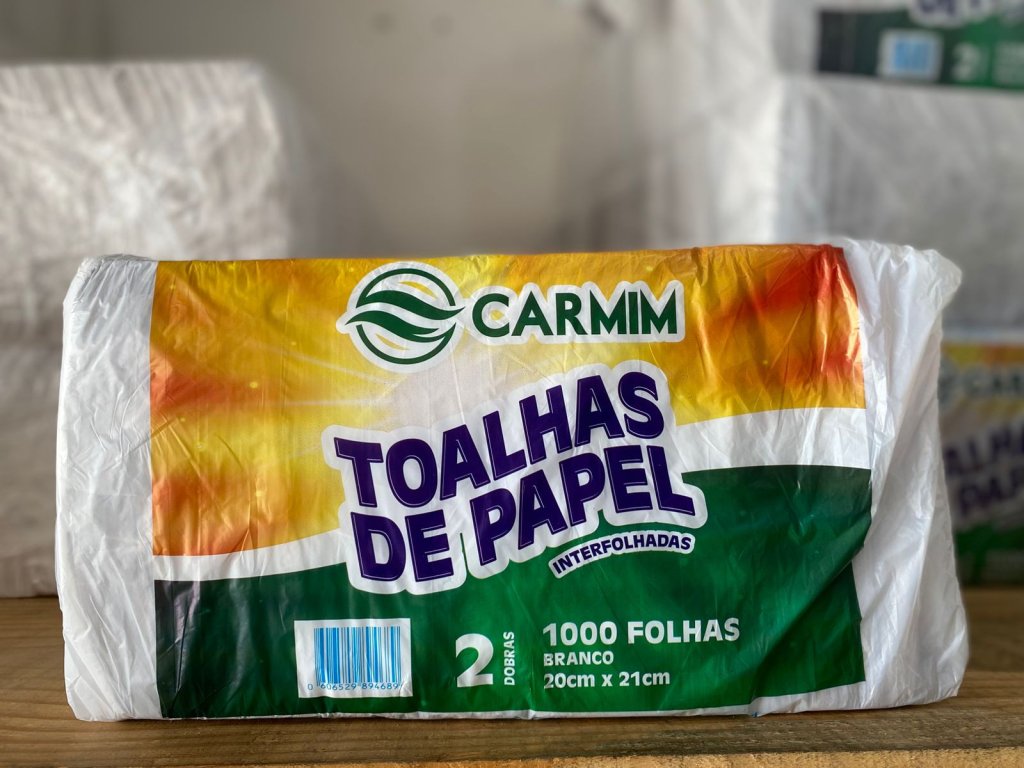 TOALHA DE PAPEL CARMIM INTERFOLHADO