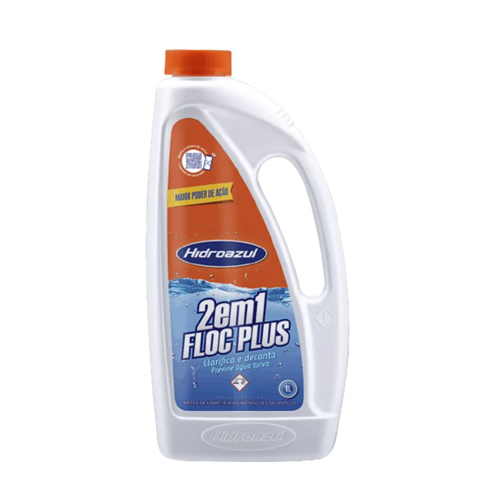 2 EM 1 FLOC PLUS HIDROAZUL - 1L